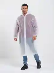 Дождевик UNISEX белый многоразовый