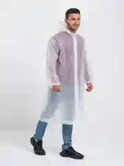 Дождевик UNISEX белый многоразовый