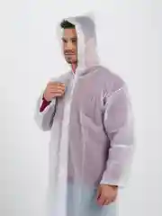 Дождевик UNISEX белый многоразовый