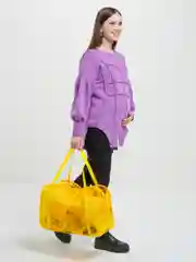 Сумка в роддом 54*33*24 желтая тонированная