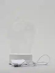 Бежевый меланж светодиодный ночник, USB, с выключателем