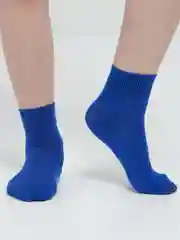 Синий носки детские без рисунка