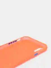 Оранжевый матовый силиконовый чехол iPhone X, XS