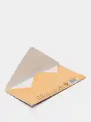 Бежевый конверт для денег, мужской