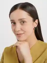 Серьги квадратные