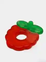 Красный прорезыватель / грызунок детский Бусинка "Виноград" с водой, 1082