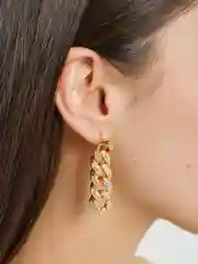 Алый серьги женские, классические
