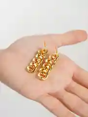 Алый серьги женские, классические