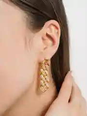 Алый серьги женские, классические