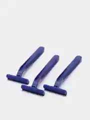 Белый станок для бритья одноразовый, с двумя лезвиями, 5 штук