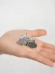 Индиго серьги женские, классические