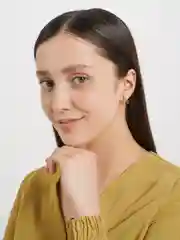 Золотой серьга кафф