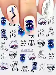 Наклейки водные для дизайна ногтей