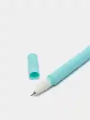 Серый гелевая светящаяся ручка