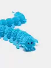 Голубой игрушка тянучка "Гусеница"