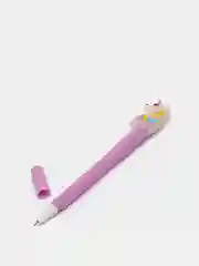 Серый гелевая светящаяся ручка
