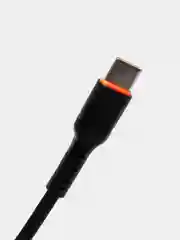 Черный кабель Провод Lightning Лайтнинг Type-C Тайп-Си Apple iPhone Айфон Airpods Эйрподс зарядка