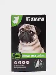 Капли на холку от блох и клещей для собак Gamma, 2 пипетки, каждая на 10 кг