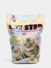 Наполнитель комкующийся соевый Cat Step Tofu Tutti Frutti "Лимонная карамель", 6 л