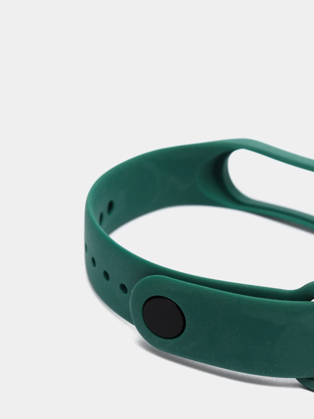 Зеленый ремешок Mi Band 3 / Mi band 4, однотонный, силиконовый