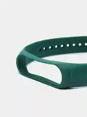 Зеленый ремешок Mi Band 3 / Mi band 4, однотонный, силиконовый