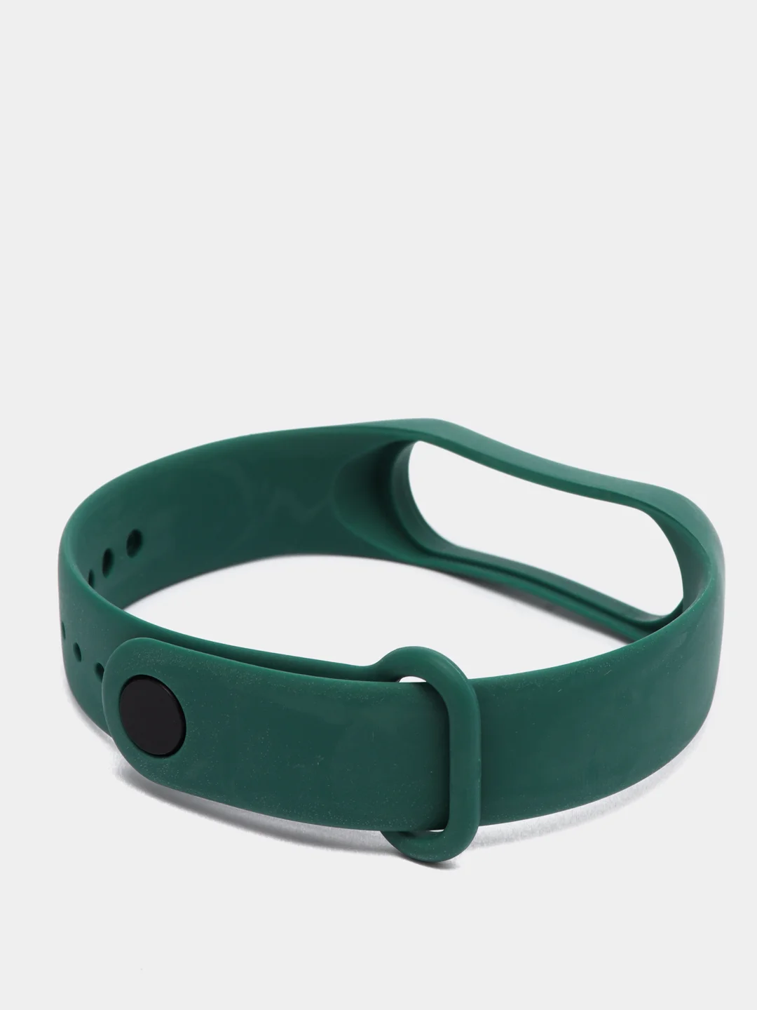 Зеленый ремешок Mi Band 3 / Mi band 4, однотонный, силиконовый