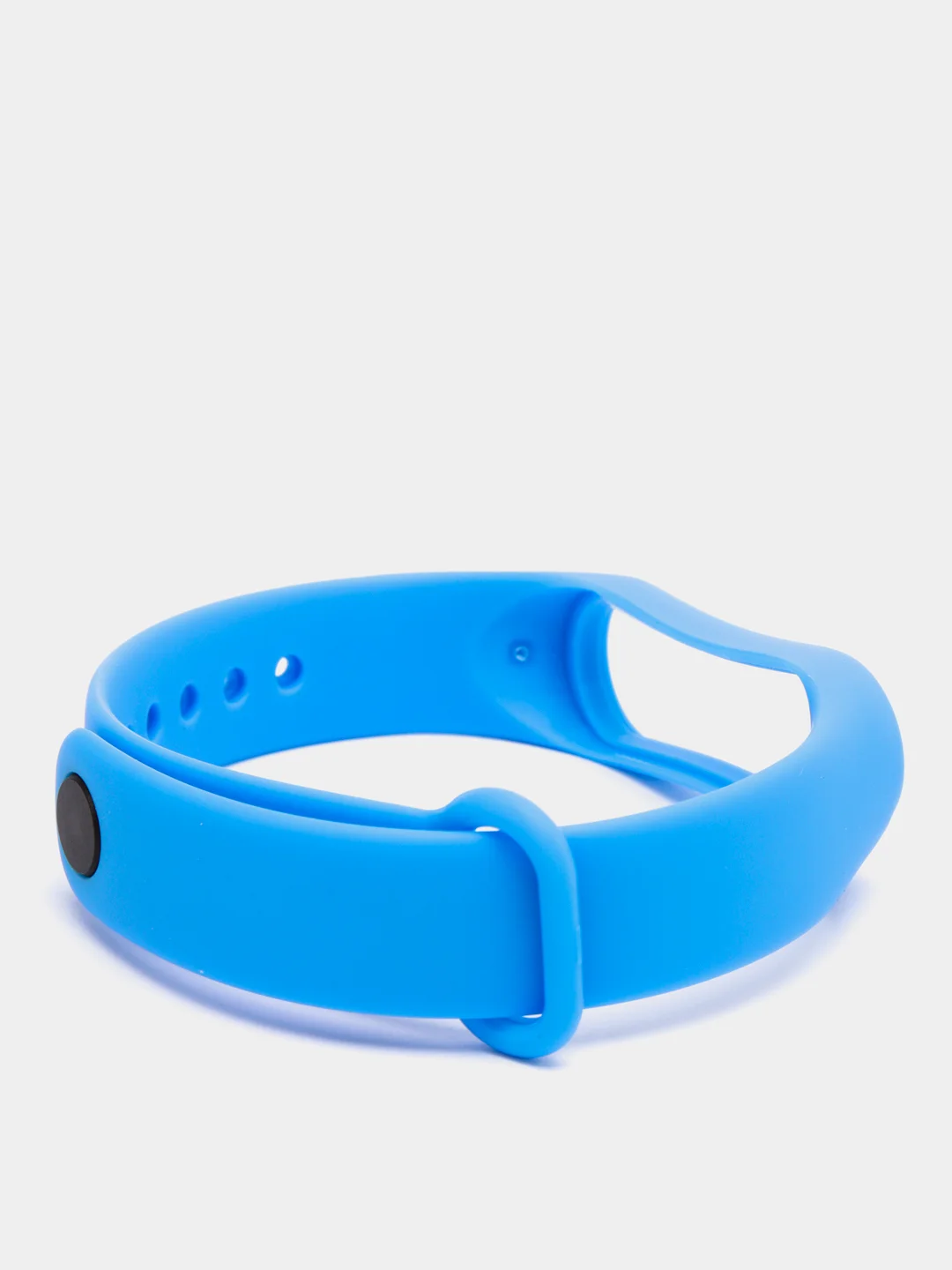 Синий ремешок Mi Band 3 / Mi band 4, однотонный, силиконовый