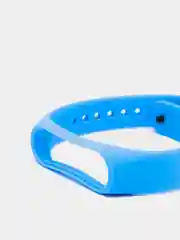 Синий ремешок Mi Band 3 / Mi band 4, однотонный, силиконовый