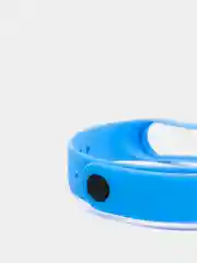 Синий ремешок Mi Band 3 / Mi band 4, однотонный, силиконовый