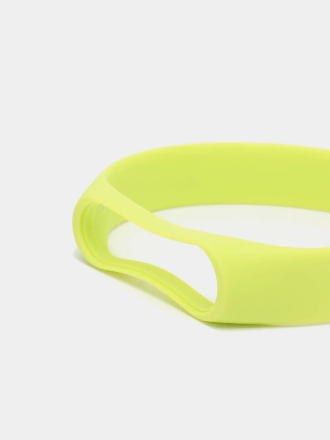 Салатовый ремешок Mi Band 3 / Mi band 4, однотонный, силиконовый