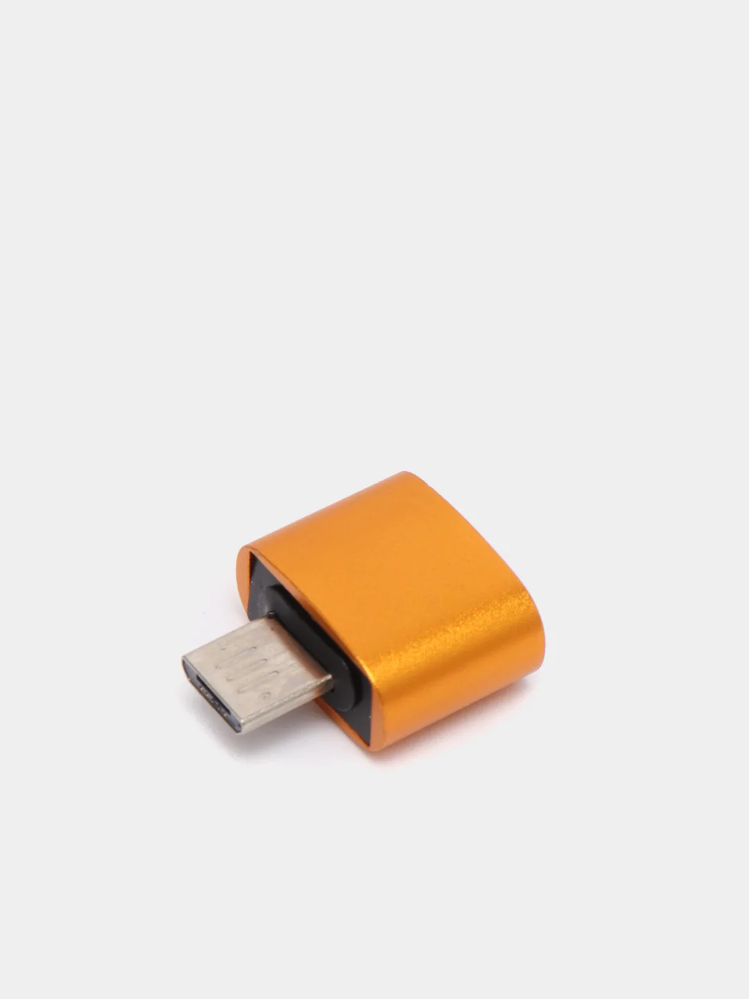 Бронзовый otg-переходник USB (мама) - micro USB (папа)