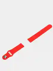 Красный ремешок для часов Xiaomi AmazFit Bip / Samsung Galaxy Watch Active, 20мм , универсальный