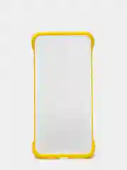 Золотой чехол для Apple iPhone 11 Pro Max, прозрачный с держателем