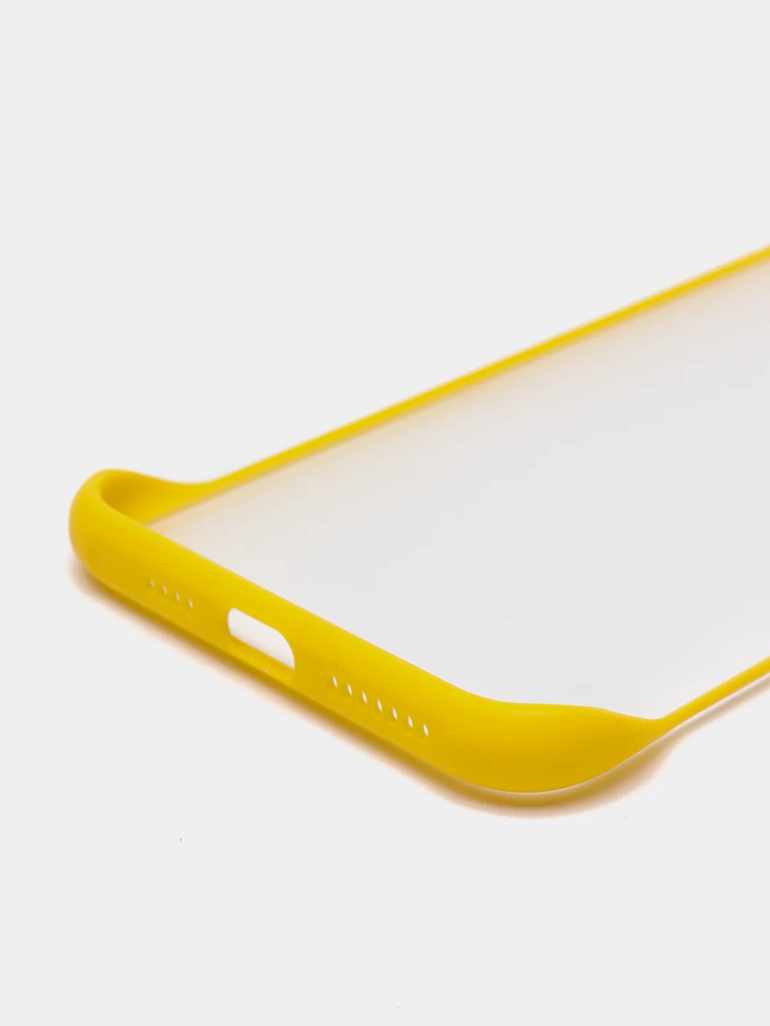 Золотой чехол для Apple iPhone 11 Pro Max, прозрачный с держателем