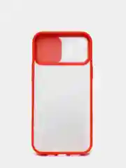 Красный чехол с защитой камеры для iPhone 12  PRO MAX (Матовый Чехол)