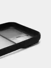 Черный чехол с защитой камеры для iPhone 12  PRO MAX (Матовый Чехол)