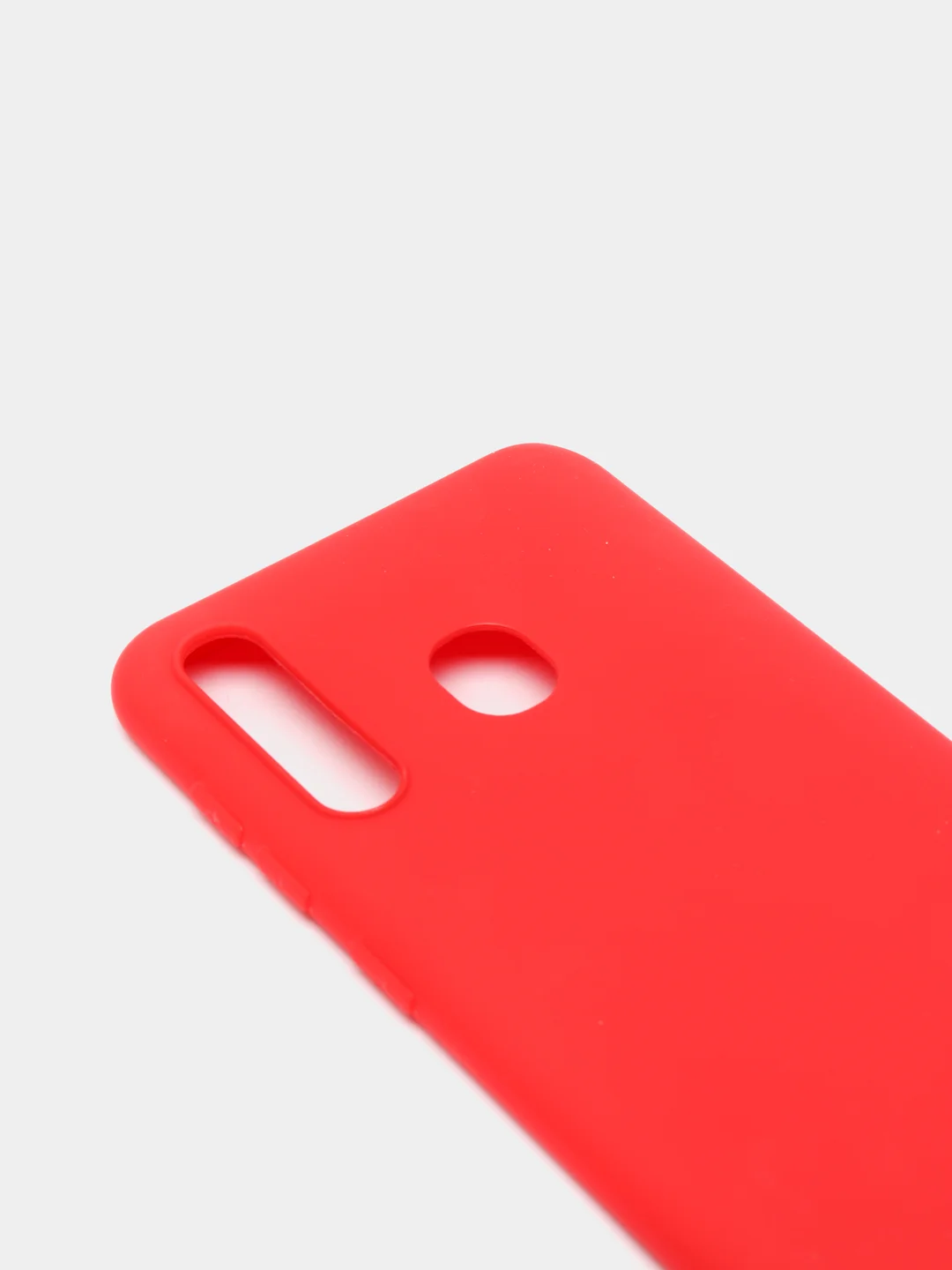 Голубой силиконовый чехол накладка для Samsung a20/a30