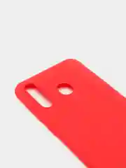 Голубой силиконовый чехол накладка для Samsung a20/a30
