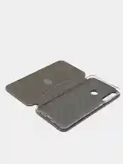 Серебряный чехол книжка Huawei Honor 9C / P40 Lite E, Хуавей Хонор 9С / П40 Лайт Е