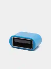 Синий otg-переходник USB (мама) - micro USB (папа)
