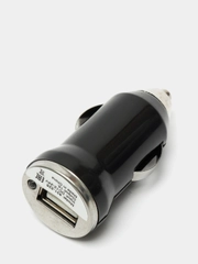 Зарядное устройство USB для прикуривателя, ток 1 Aмпер, питание 12-24 В