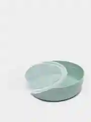Бирюзовый салатник / миска / контейнер круглая с крышкой IDEA