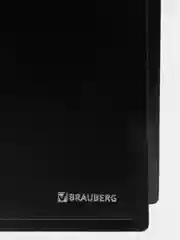 Папка 80 вкладышей BRAUBERG стандарт, черная