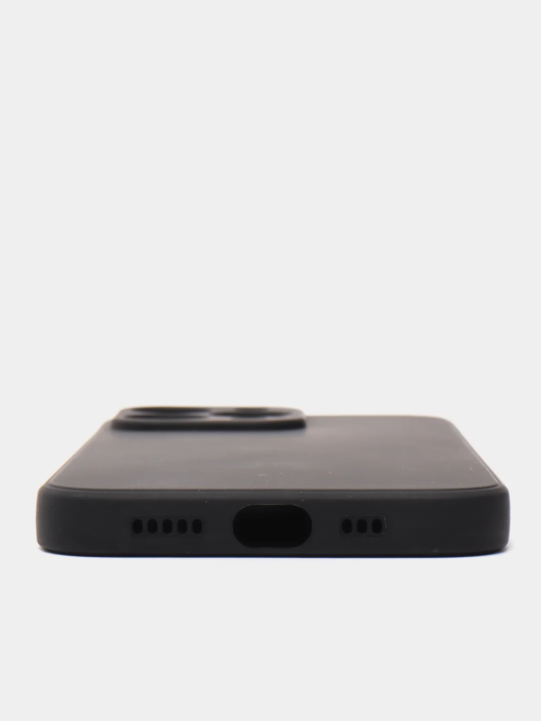Черный чехол силиконовый для iPhone 7, 8 SE 2020, 11, 12, 13, Pro, Max, mini, защита камеры