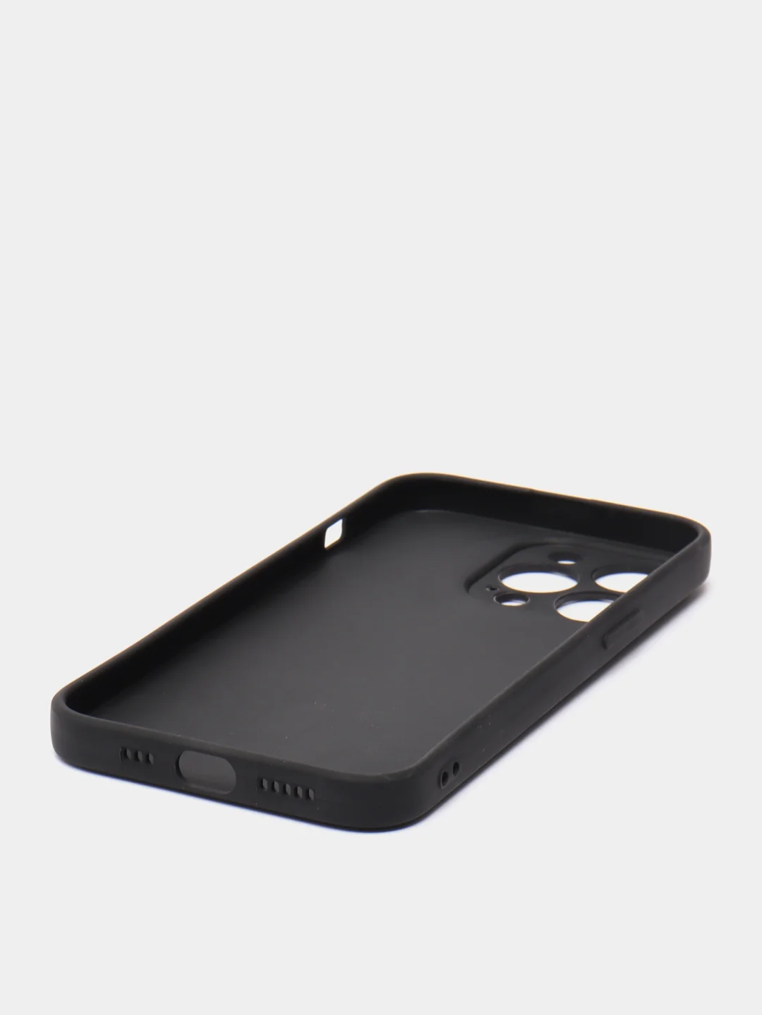 Черный чехол силиконовый для iPhone 7, 8 SE 2020, 11, 12, 13, Pro, Max, mini, защита камеры