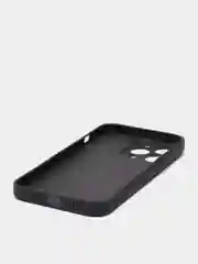 Черный чехол силиконовый для iPhone 7, 8 SE 2020, 11, 12, 13, Pro, Max, mini, защита камеры
