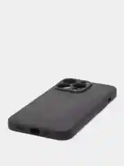 Черный чехол силиконовый для iPhone 7, 8 SE 2020, 11, 12, 13, Pro, Max, mini, защита камеры