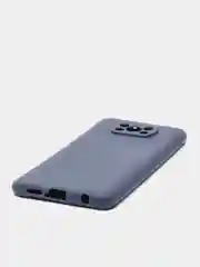 Индиго чехол Xiaomi Poco X3 (NFC) / X3 Pro, силиконовый, цветной, матовый