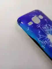 Силиконовый с рисунком чехол Samsung j1 (j100)