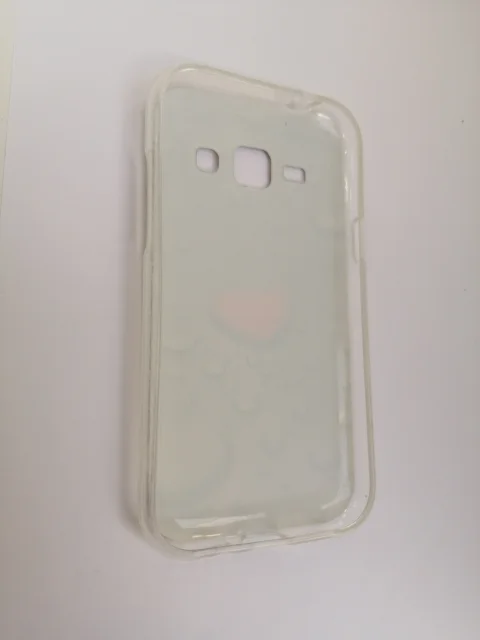 Силиконовый с рисунком чехол Samsung j1 (j100)